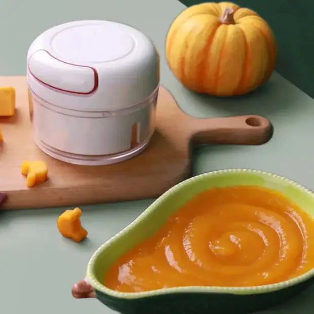 Mini Food Chopper – Hand Pulled Vegetable Cutter