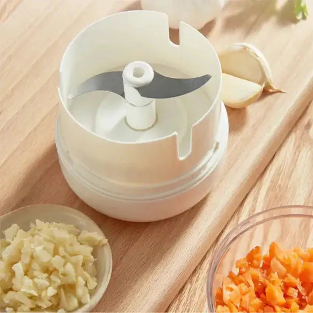 Mini Food Chopper – Hand Pulled Vegetable Cutter