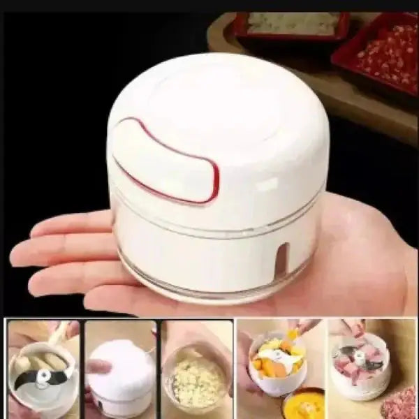 Mini Food Chopper – Hand Pulled Vegetable Cutter
