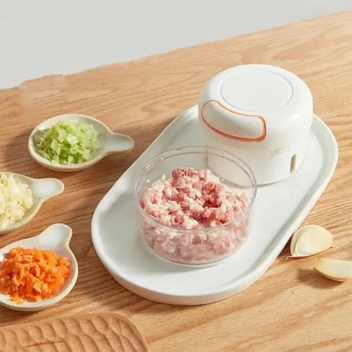 Mini Food Chopper – Hand Pulled Vegetable Cutter